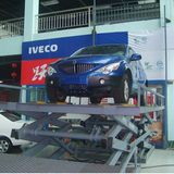 Stationary scissor model car lift platform 4 ton